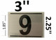 APARTMENT NUMBER Signage