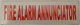 FIRE Alarm Annunciator s BUILDING SIGN