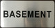 Basement Floor Sign