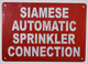 FIRE Hose in Other Stairway Sign, Engineer Grade Reflective Aluminum Sign (red,Aluminum 7X10)