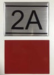 APARTMENT NUMBER SIGN 