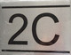 APARTMENT Number Sign  -2C