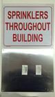 The "Sprinklers Throughout Building" sign is an important safety measure that serves as a reminder to building occupants of the presence of a fire suppression system. This sign, typically displayed near exits and in prominent areas of the building, alerts people of the potential for a sprinkler system to activate in the event of a fire.

The presence of a "Sprinklers Throughout Building" sign has multiple benefits. Firstly, it increases awareness of the fire protection system, which can help to calm occupants in the event of a fire. Secondly, it reinforces the importance of fire safety and the role of sprinkler systems in controlling fires. Additionally, the sign serves as a deterrent for would-be arsonists, who are less likely to start a fire in a building that is equipped with a sprinkler system.

In addition to its informational function, the "Sprinklers Throughout Building" sign is also a requirement of many fire codes and building regulations. The sign must meet specific size and placement requirements and must be easily visible from a distance. The sign must also be updated as necessary to reflect changes to the fire suppression system, such as upgrades or maintenance work.

In conclusion, the "Sprinklers Throughout Building" sign is a crucial component of fire safety in buildings. Its presence alerts occupants to the presence of a fire suppression system, reinforces the importance of fire safety, and serves as a deterrent to arsonists. Building owners and managers should ensure that the sign is properly displayed and maintained, and that building occupants are aware of its significance.