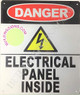 Danger- Electric Panel Inside SIGNAGE
