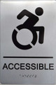 ACCESSIBLE ADA-SIGN   - The Sensation line -Tactile Signs  Braille sign