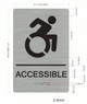 ACCESSIBLE ADA-SIGN   - The Sensation line -Tactile Signs