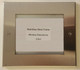 Elevator certificate frame  stainless Steel