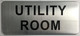 UTILITY ROOM SIGNAGE-The Mont argent line