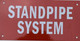 Standpipe System SIGNAGE