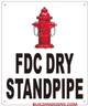 FDC Dry Standpipe Sign