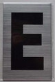 Apartment Number Sign  - Letter E
