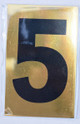 Apartment number sign