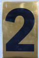 Apartment number sign