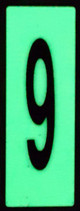 PHOTOLUMINESCENT DOOR NUMBER 7   BUILDING SIGNAGE