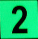 SIGNAGE  PHOTOLUMINESCENT DOOR NUMBER Z