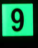 SIGNAGE  Glow in dark Number 8  The Liberty Line