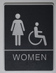 Braille sign Black