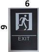 EXIT Sign- The Standard ADA line Black