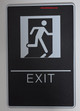 Braille sign Black