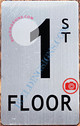 1ST FLOOR SIGN