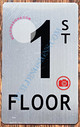 1ST FLOOR SIGN