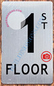 1ST FLOOR SIGN