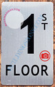 1ST FLOOR SIGN