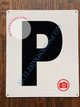 LETTER P SIGN