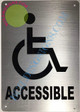 ACCESSIBLE Arrow Signage