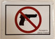 NO Guns Signage