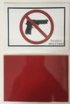 NO Guns Sign