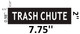 Signage Trash Chute