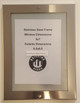 Elevator Certificate Frame (Size 5x7, Stainless Steel)