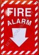 Fire Alarm with Arrow Singange