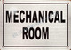 Mechanical Room  Singange