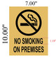 NO SMOKING ON PREMISES