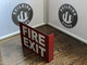 Sign FIRE EXIT Projection -FIRE EXIT 3D