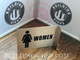 Sign Women Restroom Projection - Women Restroom 3D  Brush