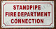 Standpipe FIRE Department Connection