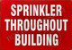 Signage Sprinkler Throughout The Building