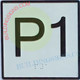 Elevator Floor Number P1 Sign- Elevator JAMB Plate Floor P1 Sign