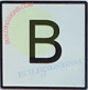 SIGNAGE Elevator Floor Number B SIGNAGE- Elevator JAMB Plate Floor B