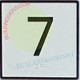 SIGNAGE ELEVATOR FLOOR NUMBER 7 SIGNAGE- ELEVATOR JAMB PLATE FLOOR 7