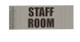 Staff Room SIGNAGE-Two-Sided/Double Sided Projecting, Corridor and Hallway SIGNAGE