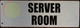 Server Room Sign -Two-Sided/Double Sided Projecting, Corridor and Hallway Sign