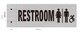 Restroom ACCESSABLE-Two-Sided/Double Sided Projecting, Corridor and Hallway