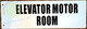 Elevator Motor Room Sign-Two-Sided/Double Sided Projecting, Corridor and Hallway Sign