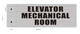 Elevator Mechanical Room -Two-Sided/Double Sided Projecting, Corridor and Hallway