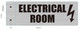 SIGN Electrical Room-Two-Sided/Double Sided Projecting, Corridor and Hallway