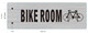 Bike Room -Two-Sided/Double Sided Projecting, Corridor and Hallway Sign